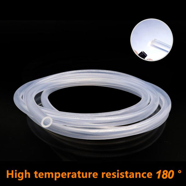 Planet Gates 1 Meter Food Grade Clear Transparent Silicone Rubber Hose ID 0.51 2 3 4 5 6 7 8 9 10 mm O.D Flexible Nontoxic Silicone Tube