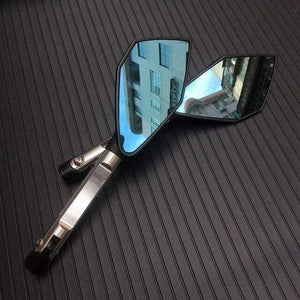 Planet Gates 1 Motorbike Motorcycle Big Rearview Mirror Folding Side Mirrors CNC Aluminum Adjusting for KAWASAKI HONDA SUZUKI YAMAHA DUCATI KTM