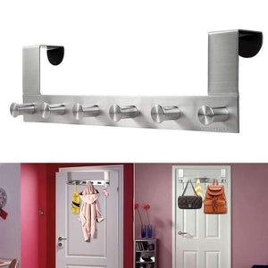 Planet Gates 1 Multifunctional Stainless Steel Hook Rack Hook Rail Coat Rack Home Storage Organization for Kitchen Bedroom Bathroom