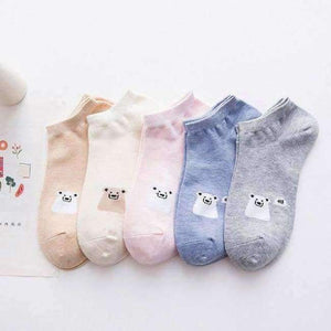 Planet Gates 1 / One Size Fashion Women Socks Cotton Cartoon Print Girls Casual Novelty High Quality New Casual Print Sock For Girls 5Pair/Pcs