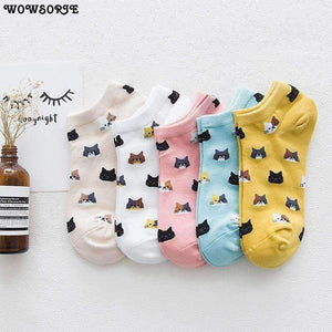Planet Gates 1 / One Size Fashion Women Socks Cotton Cartoon Print Girls Casual Novelty High Quality New Casual Print Sock For Girls 5Pair/Pcs