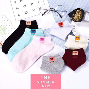 Planet Gates 1 / one size Socks solid color cotton socks Summer short tube female short socks, comfortable breathable women hosiery socks