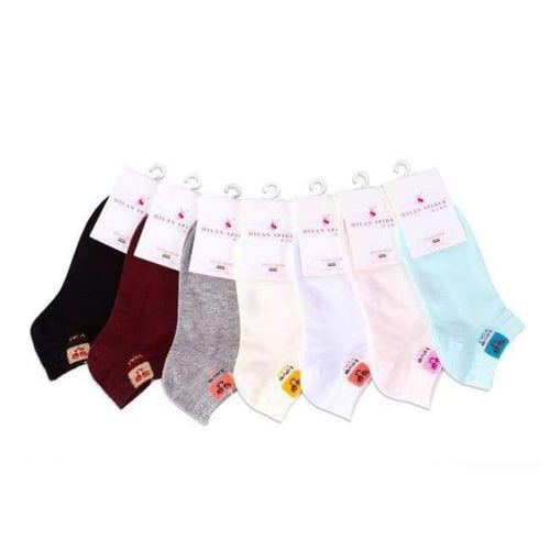 Planet Gates 1 / one size Socks solid color cotton socks Summer short tube female short socks, comfortable breathable women hosiery socks
