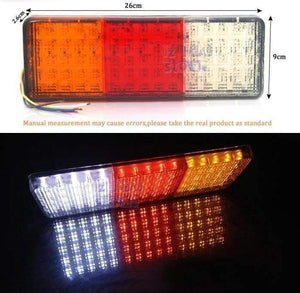 Planet Gates 1 pair 12V 75LEDS Trailer Truck lorry LED VAN Tail Light Lamp Car-Trailer Taillight Reversing Running Brake Turn rear lights