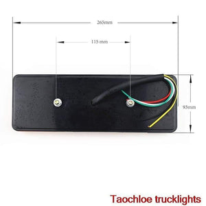 Planet Gates 1 pair 12V 75LEDS Trailer Truck lorry LED VAN Tail Light Lamp Car-Trailer Taillight Reversing Running Brake Turn rear lights