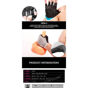 Planet Gates 1 Pair  Anti-skid Breathable Gym Gloves Body Building Training Sport Dumbbell Fitness Exercise Weight Lifting Gloves