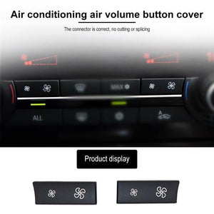 Planet Gates 1 Pair Automobile Heater Climate Control Switch Fan Button Cap Covers Car Protective Cap for BMW F10 Car Replacement Parts