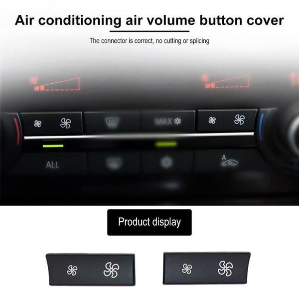 Planet Gates 1 Pair Automobile Heater Climate Control Switch Fan Button Cap Covers Car Protective Cap for BMW F10 Car Replacement Parts