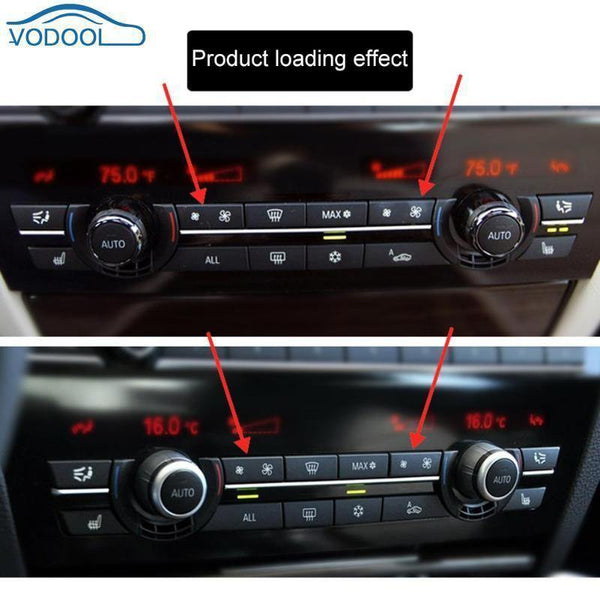 Planet Gates 1 Pair Automobile Heater Climate Control Switch Fan Button Cap Covers Car Protective Cap for BMW F10 Car Replacement Parts