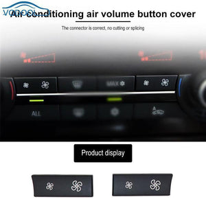 Planet Gates 1 Pair Automobile Heater Climate Control Switch Fan Button Cap Covers Car Protective Cap for BMW F10 Car Replacement Parts