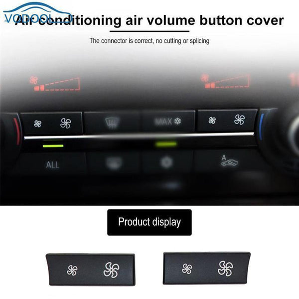 Planet Gates 1 Pair Automobile Heater Climate Control Switch Fan Button Cap Covers Car Protective Cap for BMW F10 Car Replacement Parts