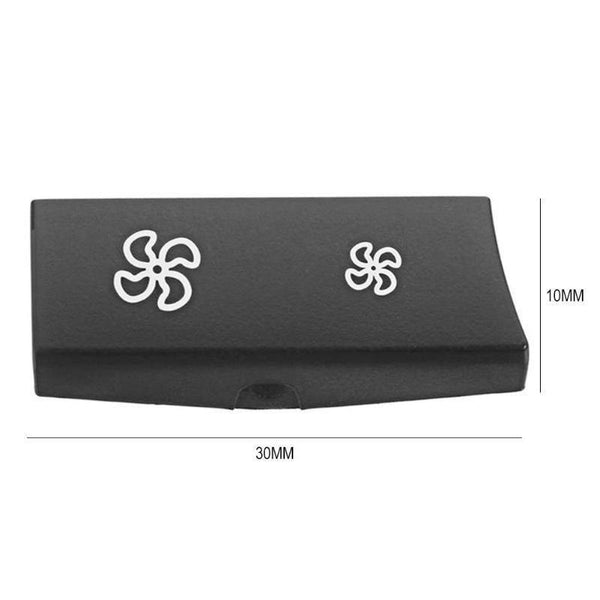 Planet Gates 1 Pair Automobile Heater Climate Control Switch Fan Button Cap Covers Car Protective Cap for BMW F10 Car Replacement Parts