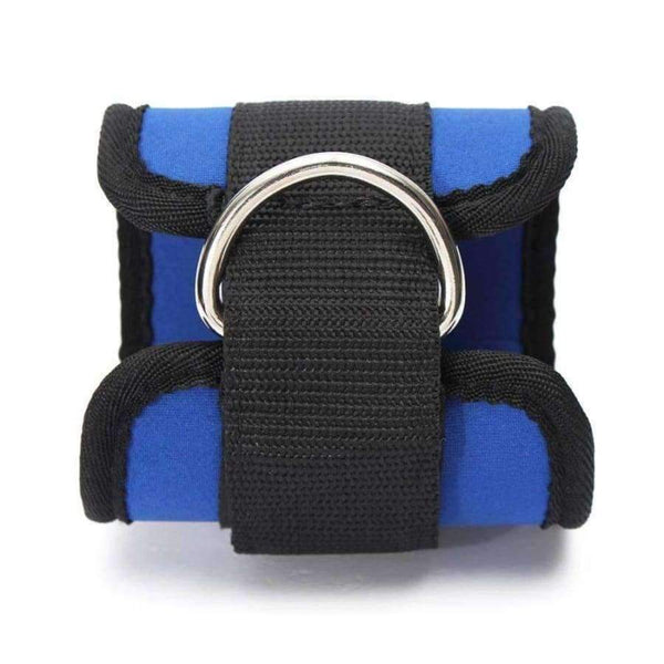 Planet Gates 1 Pair Body Building Resistance Band D-ring Ankle Straps Home Workout Exercise Ankle Cuffs Leg Power Training Gym Equipment Tool