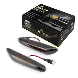 Planet Gates 1 Pair Car Turn Signal Lights LED Turn Indicator Blinker Lamp Signal Lamp Side Marker For bmw E90 E91 E92 E93 E60 E87 E82 E46