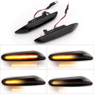 Planet Gates 1 Pair Car Turn Signal Lights LED Turn Indicator Blinker Lamp Signal Lamp Side Marker For bmw E90 E91 E92 E93 E60 E87 E82 E46