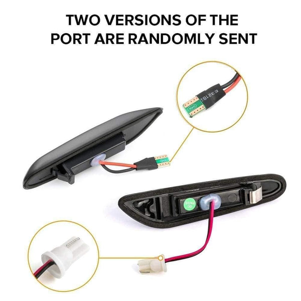 Planet Gates 1 Pair Car Turn Signal Lights LED Turn Indicator Blinker Lamp Signal Lamp Side Marker For bmw E90 E91 E92 E93 E60 E87 E82 E46