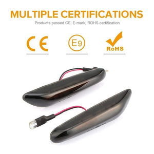 Planet Gates 1 Pair Car Turn Signal Lights LED Turn Indicator Blinker Lamp Signal Lamp Side Marker For bmw E90 E91 E92 E93 E60 E87 E82 E46