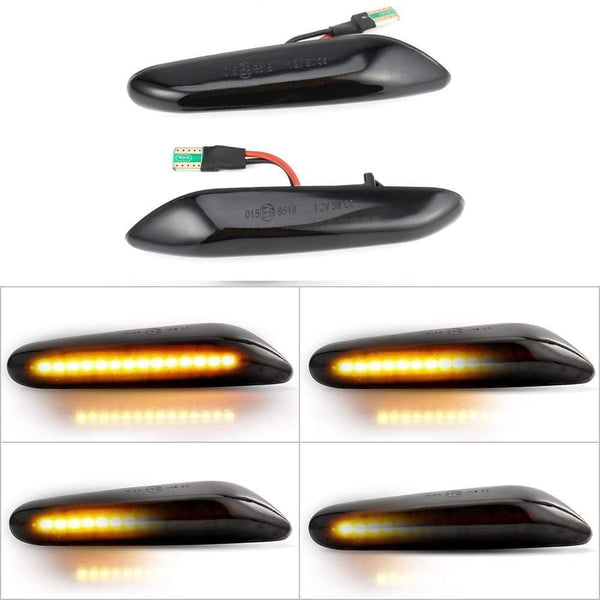 Planet Gates 1 Pair Car Turn Signal Lights LED Turn Indicator Blinker Lamp Signal Lamp Side Marker For bmw E90 E91 E92 E93 E60 E87 E82 E46