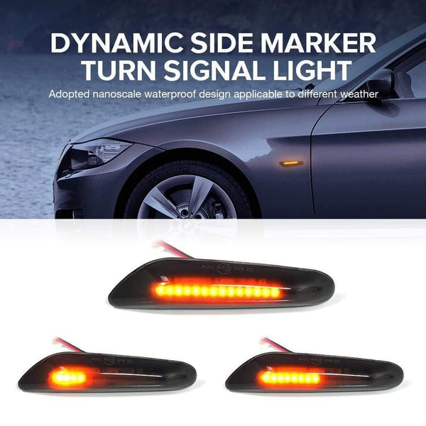 Planet Gates 1 Pair Car Turn Signal Lights LED Turn Indicator Blinker Lamp Signal Lamp Side Marker For bmw E90 E91 E92 E93 E60 E87 E82 E46