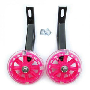 Planet Gates 1 Pair Children Kids Bicycle Bike Training Wheels Flash Stabilisers Safe For Cycling Balance YS-BUY