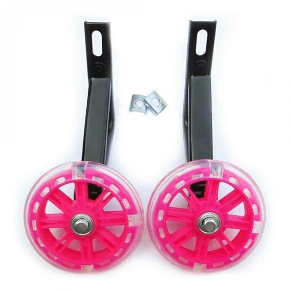 Planet Gates 1 Pair Children Kids Bicycle Bike Training Wheels Flash Stabilisers Safe For Cycling Balance YS-BUY