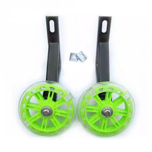 Planet Gates 1 Pair Children Kids Bicycle Bike Training Wheels Flash Stabilisers Safe For Cycling Balance YS-BUY