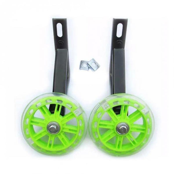 Planet Gates 1 Pair Children Kids Bicycle Bike Training Wheels Flash Stabilisers Safe For Cycling Balance YS-BUY