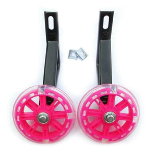 Planet Gates 1 Pair Children Kids Bicycle Bike Training Wheels Flash Stabilisers Safe For Cycling Balance YS-BUY