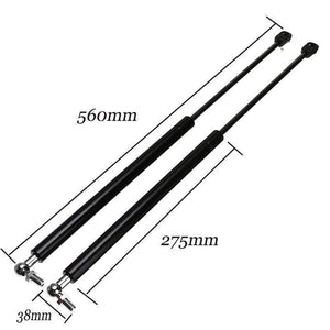 Planet Gates 1 Pair Gas Spring Damper Lift Supports Hood Shock Strut Bars For Skoda Octavia A7 MK3 Stainless Steel