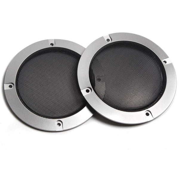 Planet Gates 1 Pair  High-grade Silver Replacement Round Speaker Protective Mesh Net Cover Speaker Grille 2/3/4 inch Speaker Accessories