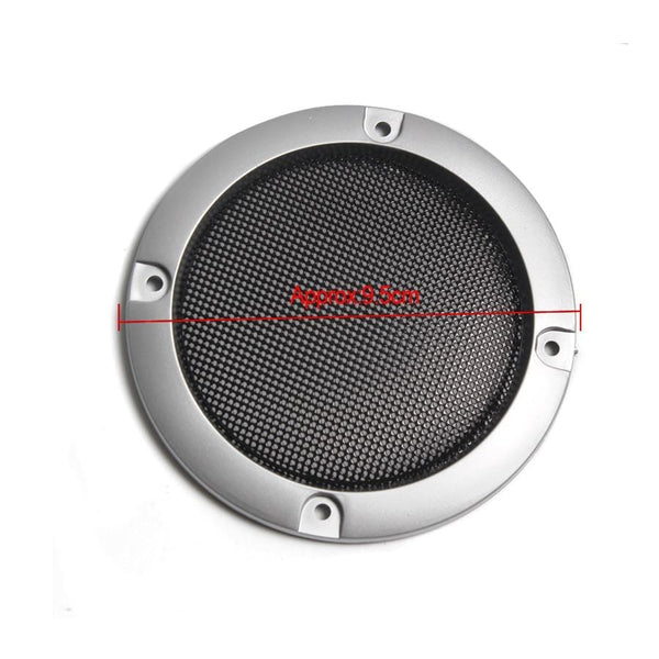 Planet Gates 1 Pair  High-grade Silver Replacement Round Speaker Protective Mesh Net Cover Speaker Grille 2/3/4 inch Speaker Accessories