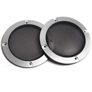 Planet Gates 1 Pair  High-grade Silver Replacement Round Speaker Protective Mesh Net Cover Speaker Grille 2/3/4 inch Speaker Accessories