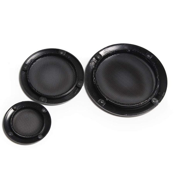 Planet Gates 1 Pair  High-grade Silver Replacement Round Speaker Protective Mesh Net Cover Speaker Grille 2/3/4 inch Speaker Accessories