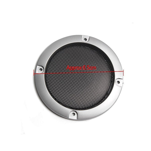 Planet Gates 1 Pair  High-grade Silver Replacement Round Speaker Protective Mesh Net Cover Speaker Grille 2/3/4 inch Speaker Accessories