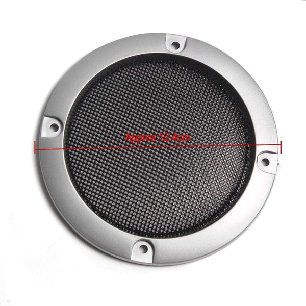 Planet Gates 1 Pair  High-grade Silver Replacement Round Speaker Protective Mesh Net Cover Speaker Grille 2/3/4 inch Speaker Accessories