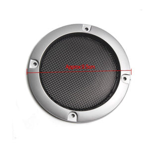 Planet Gates 1 Pair  High-grade Silver Replacement Round Speaker Protective Mesh Net Cover Speaker Grille 2/3/4 inch Speaker Accessories