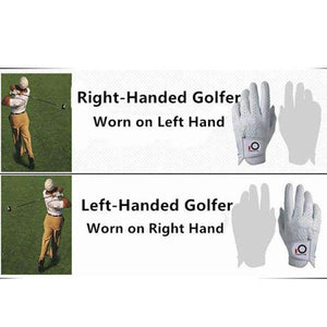 Planet Gates 1 Pair Men's Golf Gloves Rain Hot Wet Grip Left and Right Hand Pr Comfortable Fit Small Medium Large ML XL Gloves