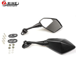 Planet Gates 1 pair Motorcycle Rearview Mirror Motobike Mirror for Yamaha Fazer 600 FZ6S FZ6N FJ-09 FJR 1300/ES TDM 900 FZ1 FZ6 FZ-07 FZ8