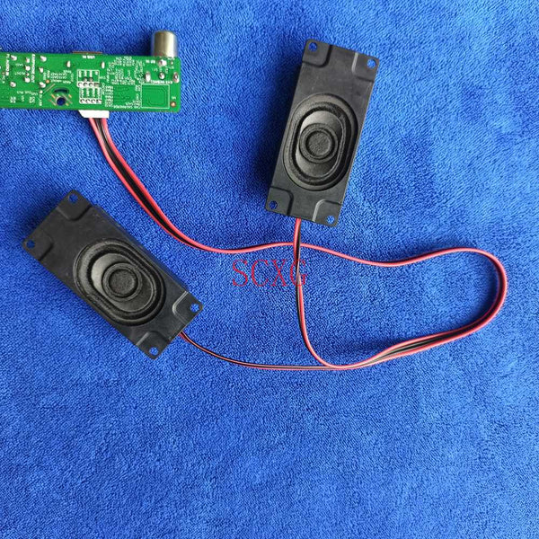 Planet Gates 1 Pair of 8 ohm 5 watt universal Small speaker 4-Pin connector cable horn audio amplifiers for LCD LED controller driver board