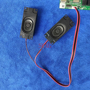 Planet Gates 1 Pair of 8 ohm 5 watt universal Small speaker 4-Pin connector cable horn audio amplifiers for LCD LED controller driver board