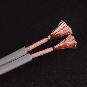 Planet Gates 1 pair of high quality speaker cable 5N OFC conductor pure copper Rhodium Plated Banana Plug