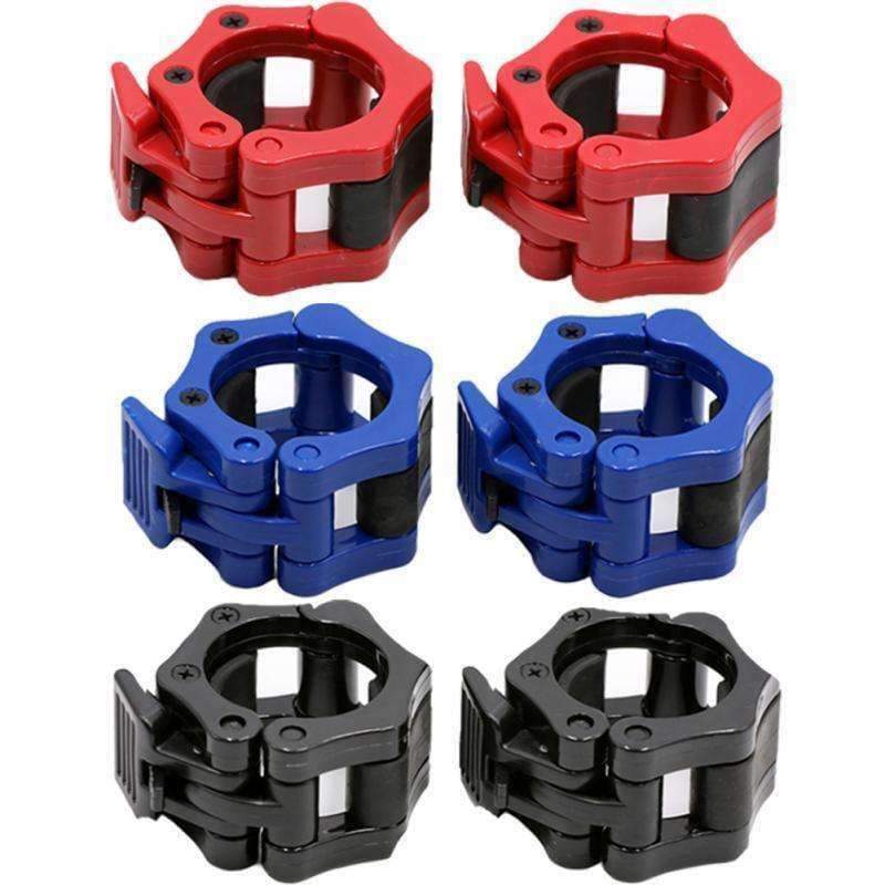 Planet Gates 1 Pair Olympic 2" Spinlock Collars Barbell Collar Lock Dumbell Clips Clamp Weight lifting Bar Gym Dumbbell Fitness Body Building