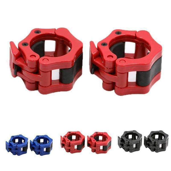 Planet Gates 1 Pair Olympic 2" Spinlock Collars Barbell Collar Lock Dumbell Clips Clamp Weight lifting Bar Gym Dumbbell Fitness Body Building