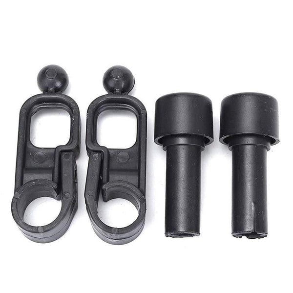 Planet Gates 1 Pair PP Motorcycle Wind Deflector Handguard Hand Guard Protector Shield Black