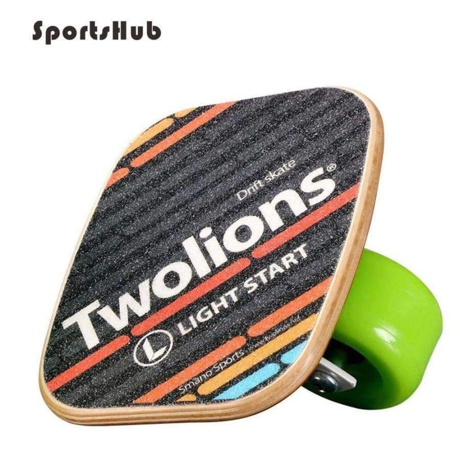 Planet Gates 1 Pair Skate Board Drift Board for Roller Road Drift Plate Anti-skid Skateboard Sports Maple Pedal PU Wheels CS0017