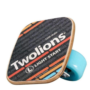 Planet Gates 1 Pair Skate Board Drift Board for Roller Road Drift Plate Anti-skid Skateboard Sports Maple Pedal PU Wheels CS0017
