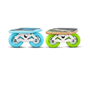 Planet Gates 1 Pair Skate Board Drift Board for Roller Road Drift Plate Anti-skid Skateboard Sports Maple Pedal PU Wheels CS0017
