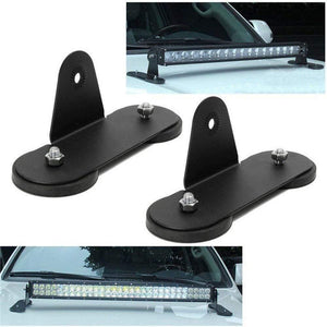 Planet Gates 1 Pair Strong Magnetic Mount Bracket Holder Base Roof LED Light Bar For Car SUV