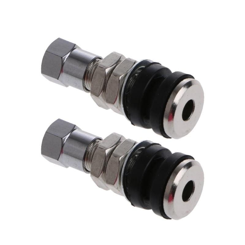 Planet Gates 1 Pair Tire Wheel Valve Tubeless No Tube Stem Motorcycle Car Bike ATV Bicycle
