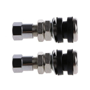 Planet Gates 1 Pair Tire Wheel Valve Tubeless No Tube Stem Motorcycle Car Bike ATV Bicycle